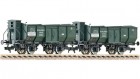 590104 Fleischmann Set of 2 Gondola cars type Omm(u)